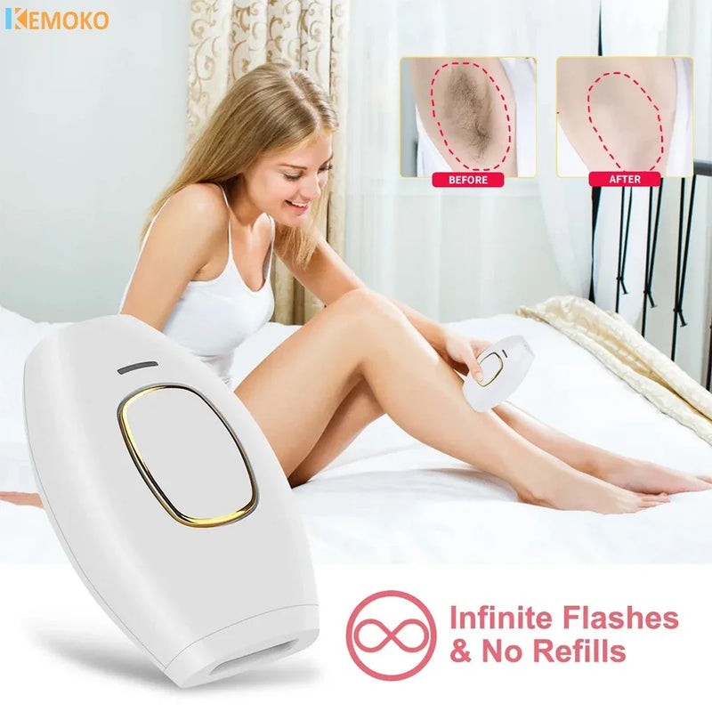 ⚡ POPFEEL IPL Laser Epilator – 500.000 Flashes