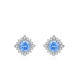 Factory Wholesale Genuine 925 Sterling Silver Earrings Collection Zirconia CZ Exquisite Stud Earrings for Fine Jewelry Gifts