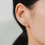 Factory Wholesale Genuine 925 Sterling Silver Earrings Collection Zirconia CZ Exquisite Stud Earrings for Fine Jewelry Gifts