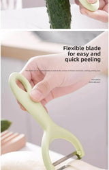 Stainless steel peeler with PP handle, potato and household vegetable and fruit peeler, fruit knife, kitchen utensils