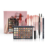 🎀 POPFEEL Ultimate Eye Kit – Paleta, Liner, Mascara & Pincéis 🌟
