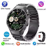 New Watch 5 Smart Watch 5 Pro Men HD AMOLED Screen GPS Heart rate Bluetooth Call IP68 Waterproof Man Smartwatch Holiday Gifts