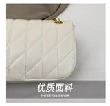 Advanced style bag, women's diamond grid chain bag, new versatile small square bag, single shoulder crossbody bag