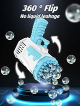 40 hole launcher electric bubble machine outdoor children's toys outdoor without battery without bubble water