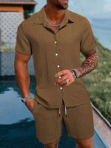 🌴 Set Hawaiano Hombre 2025 | Camisa + Shorts 2pcs ✨