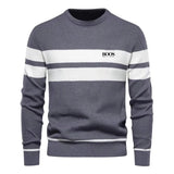 🧥 Sweater Hombre Otoño 2025 | Slim Fit & Patchwork ✨