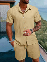 🌴 Set Hawaiano Hombre 2025 | Camisa + Shorts 2pcs ✨