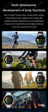 New Watch 5 Smart Watch 5 Pro Men HD AMOLED Screen GPS Heart rate Bluetooth Call IP68 Waterproof Man Smartwatch Holiday Gifts