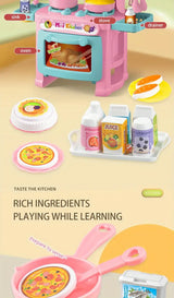 Play House Kitchen Toy Set Simulation Mini Cooking Tableware Play House Toy