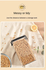 2/4PCS Sealed Jars Sets Stackable Kitchen Grain Srorage Sealed Containers Fridge Fresh Keep Boxes Seasoning Set Multigrain Tank