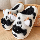 🐮 Pantuflas Fluffy Cow | Diseño Cartoon & Invierno Cálido ✨