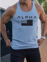 2026 Men's Fitness Vest Summer  Sleeveless Quick-drying Sports Vest Solid Color Slim-fit High Elastic Cool Breathable Tight Top