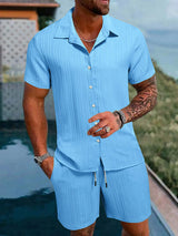 🌴 Set Hawaiano Hombre 2025 | Camisa + Shorts 2pcs ✨