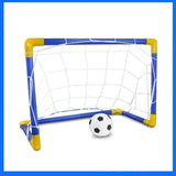 ⚽ Portería de Fútbol Portátil y Ligera | Set Completo con Red, Balón y Bomba para Entrenamiento en Interior, Exterior, Parque y Playa