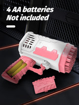 40 hole launcher electric bubble machine outdoor children's toys outdoor without battery without bubble water