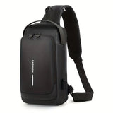 Password Lock Anti-Theft Men's Bag Chest Bag Casual Sports Small Backpack Single Shoulder Motorcycle Bag Trendy Shoulder Bag