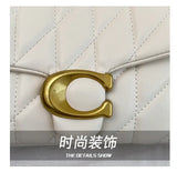 Advanced style bag, women's diamond grid chain bag, new versatile small square bag, single shoulder crossbody bag