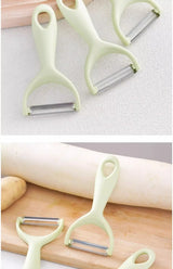 Stainless steel peeler with PP handle, potato and household vegetable and fruit peeler, fruit knife, kitchen utensils