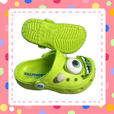 New cartoon hole shoes boys and girls beach shoes green