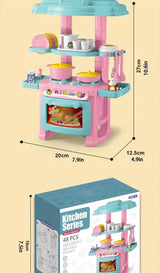 Play House Kitchen Toy Set Simulation Mini Cooking Tableware Play House Toy