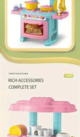 Play House Kitchen Toy Set Simulation Mini Cooking Tableware Play House Toy