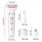 🌸 4 em 1 Lady Shaver – Depilação Completa e Painless