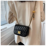 Fashion Explosions Green Fairy Rhombus Small Fragrance Chain Shoulder Messenger Bag Niche High Quality Joker Handbag Handbags