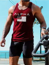 2026 Men's Fitness Vest Summer  Sleeveless Quick-drying Sports Vest Solid Color Slim-fit High Elastic Cool Breathable Tight Top