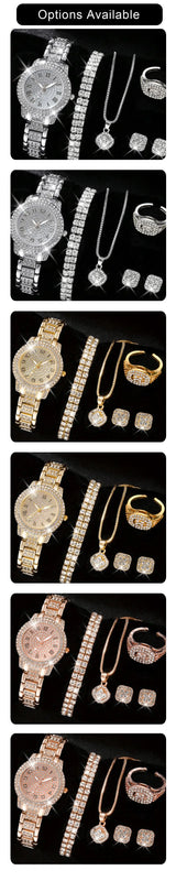⌚💎 Set de 6 relojes elegantes para mujer