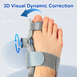Corrector de Juanetes | Bunion Splint Enderezador de Dedo Gordo – Ortesis Ajustable para Hallux Valgus