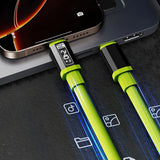Type C Fast Charging Charger For Samsung Huawei Xiaomi Type C USB Quick Charger Cable Date Sync Nylon Braided Wire Charger Cable
