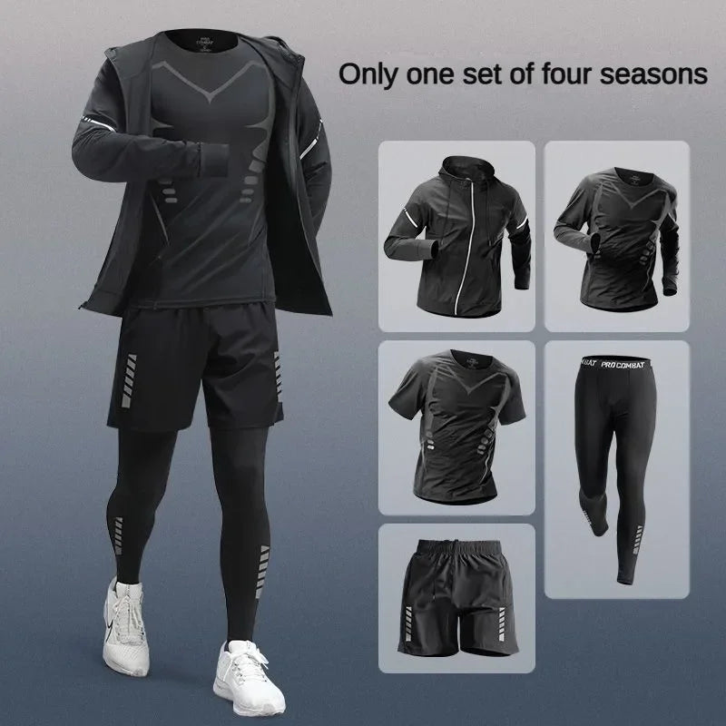 🏋️‍♂️ Conjunto Deportivo Hombre | Pack 3–7 Piezas Fitness Transpirable