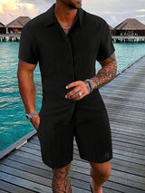 🌴 Set Hawaiano Hombre 2025 | Camisa + Shorts 2pcs ✨