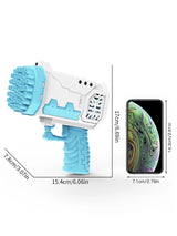 40 hole launcher electric bubble machine outdoor children's toys outdoor without battery without bubble water