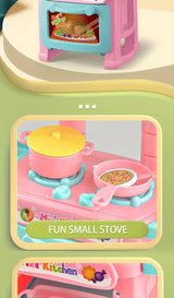Play House Kitchen Toy Set Simulation Mini Cooking Tableware Play House Toy