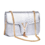 👜 Luxury Y2K Shoulder Bag – Black V Chain 2026