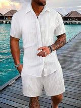 🌴 Set Hawaiano Hombre 2025 | Camisa + Shorts 2pcs ✨