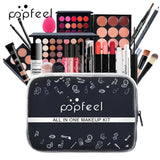 💋 POPFEEL Kit de Maquillaje Todo en Uno – Set Completo 💄 con Sombras 🎨, Delineador 👁️ y Cejas ✍️