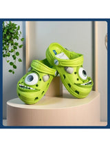 New cartoon hole shoes boys and girls beach shoes green