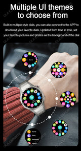 New Watch 5 Smart Watch 5 Pro Men HD AMOLED Screen GPS Heart rate Bluetooth Call IP68 Waterproof Man Smartwatch Holiday Gifts