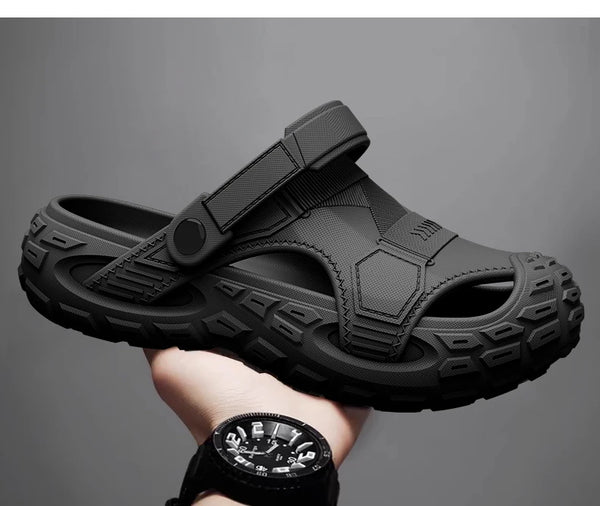 👟 Men's Outdoor Summer Clog Shoes – Conforto e Segurança