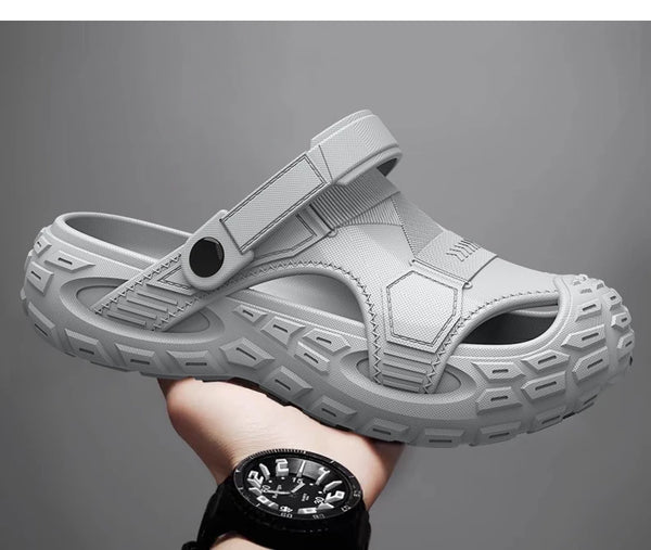 👟 Men's Outdoor Summer Clog Shoes – Conforto e Segurança
