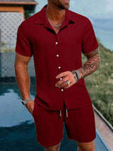 🌴 Set Hawaiano Hombre 2025 | Camisa + Shorts 2pcs ✨