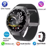 New Watch 5 Smart Watch 5 Pro Men HD AMOLED Screen GPS Heart rate Bluetooth Call IP68 Waterproof Man Smartwatch Holiday Gifts