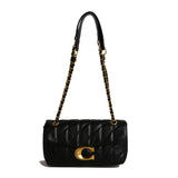 Advanced style bag, women's diamond grid chain bag, new versatile small square bag, single shoulder crossbody bag