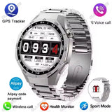 New Watch 5 Smart Watch 5 Pro Men HD AMOLED Screen GPS Heart rate Bluetooth Call IP68 Waterproof Man Smartwatch Holiday Gifts
