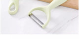 Stainless steel peeler with PP handle, potato and household vegetable and fruit peeler, fruit knife, kitchen utensils
