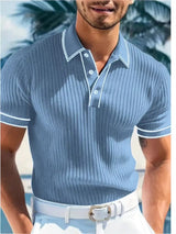 👕 Polo Hombre Rayado | Primavera & Otoño ✨