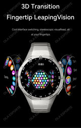 New Watch 5 Smart Watch 5 Pro Men HD AMOLED Screen GPS Heart rate Bluetooth Call IP68 Waterproof Man Smartwatch Holiday Gifts