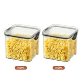 2/4PCS Sealed Jars Sets Stackable Kitchen Grain Srorage Sealed Containers Fridge Fresh Keep Boxes Seasoning Set Multigrain Tank